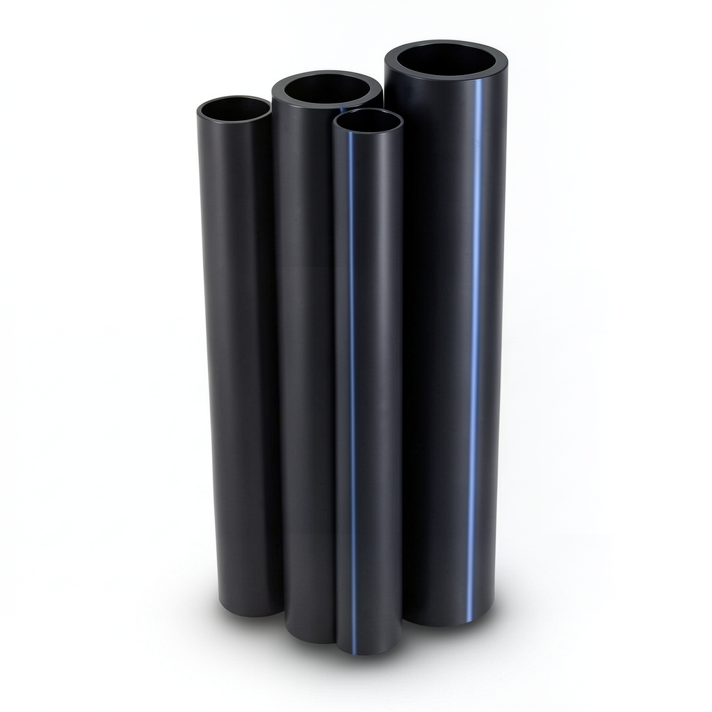 Al-Rajhi HDPE Pipe PE 80 Pressure 10 Bar Outer Diameter 315 mm Thickness 23.2 mm Black