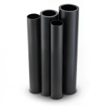 أنابيب HDPE PE 80 ضغط 10 بار قطر 355 مم سمك 26.1 مم أسود