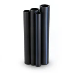 أنابيب HDPE PE 80 ضغط 10 بار قطر خارجي 400 مم سمك 29.4 مم لون أسود