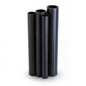 HDPE Pipes PE 80 Pressure 10 Bar Outer Diameter 400 mm Thickness 29.4 mm Black