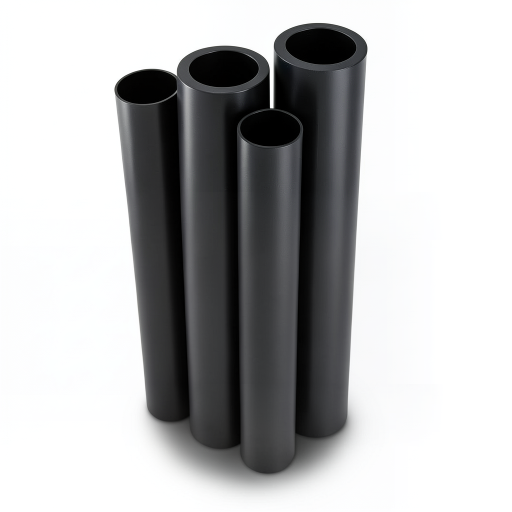 أنابيب HDPE الراجحي PE 80 ضغط 10 بار قطر خارجي 450 مم سمك 33.1 مم أسود