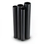 أنابيب HDPE PE 80 ضغط 10 بار قطر خارجي 500 مم سمك 36.8 مم لون أسود