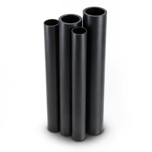 أنابيب HDPE PE 80 ضغط 10 بار قطر خارجي 500 مم سمك 36.8 مم لون أسود