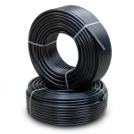 أنابيب HDPE الراجحي PE 63 ضغط 4 بار قطر خارجي 40 مم سمك 1.8 مم لون أسود