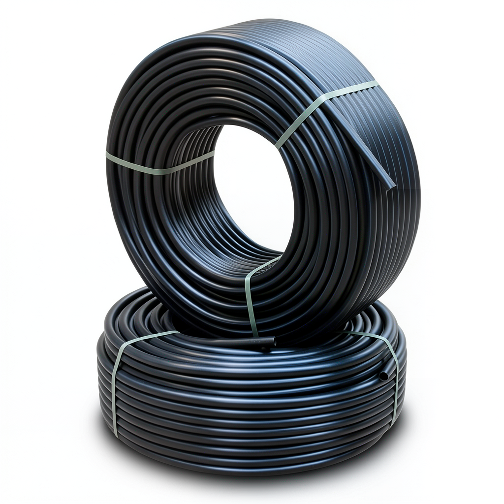 أنابيب HDPE PE 63 ضغط 4 بار قطر خارجي 75 مم سمك 2.9 مم لون أسود