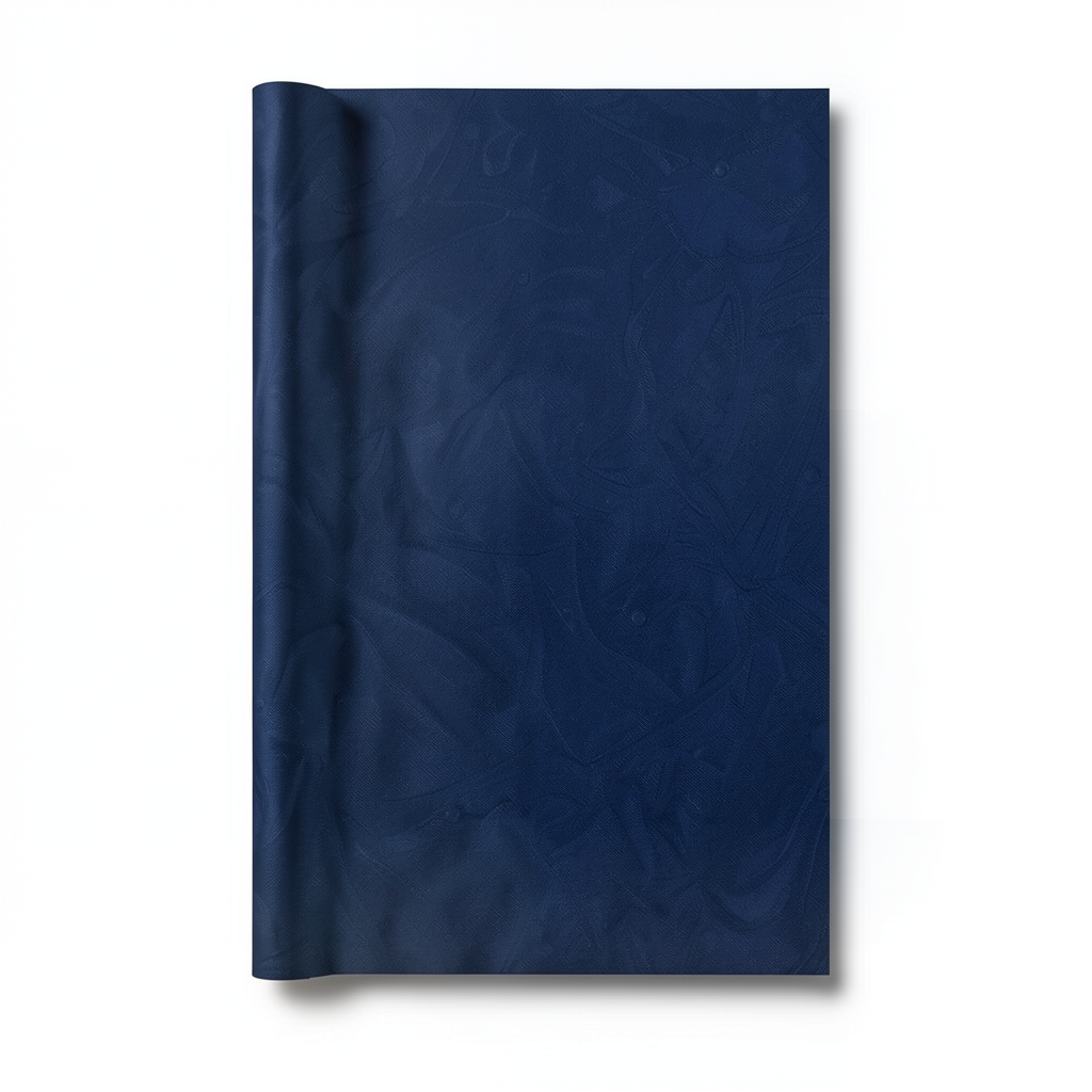 Italian Wallpaper Navy Blue Color, 10m Length, 1.06m Width, Model 82022