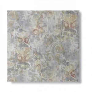 Italian Wallpaper Size 10m×1.06m, Gray with Beige Color, Model 82033