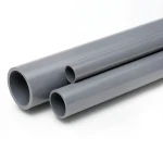 UPVC Pipes Nominal Pressure 6 Bar Outside Diameter 140 mm Thickness 4.1 mm Gray
