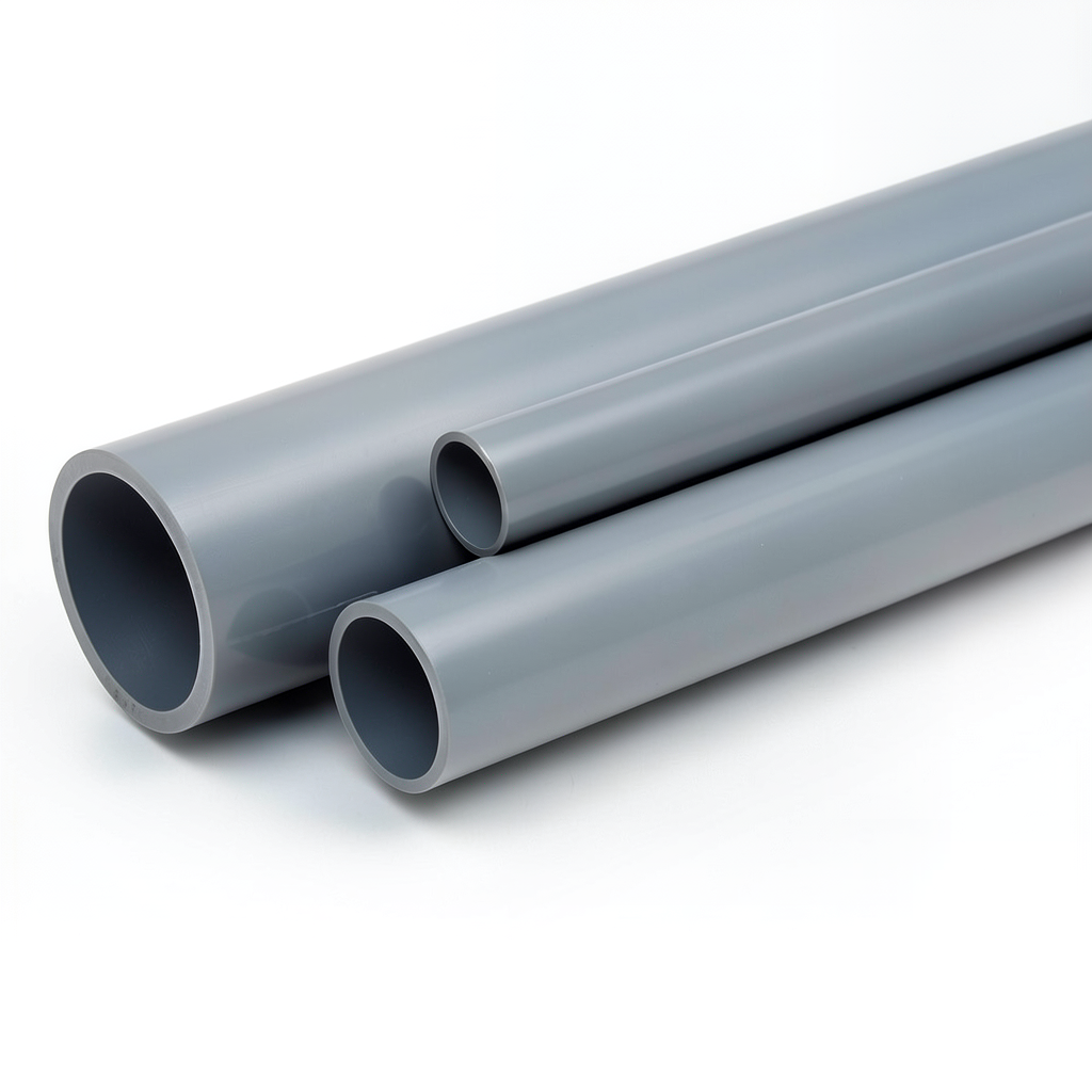 UPVC Pipes Nominal Pressure 16 Bar Outside Diameter 180 mm Thickness 13.4 mm Gray