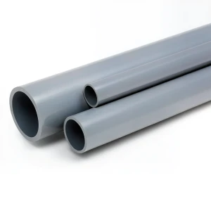 UPVC Pipes Pressure 4 Bar Outside Diameter 200 mm Thickness 4 mm Gray