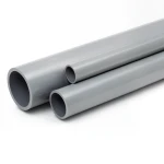 UPVC Pipes Pressure 6 Bar Outside Diameter 200 mm Thickness 5.9 mm Gray