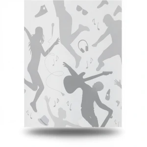 Youth and Children Wallpaper Gray, 10m x 0.53m, Model 458619