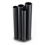 مواسير HDPE بولي ايثيلين عالي الكثافة PE 100 ضغط 12.5 بار قطر خارجي 400 مم سمك 29.4 مم أسود