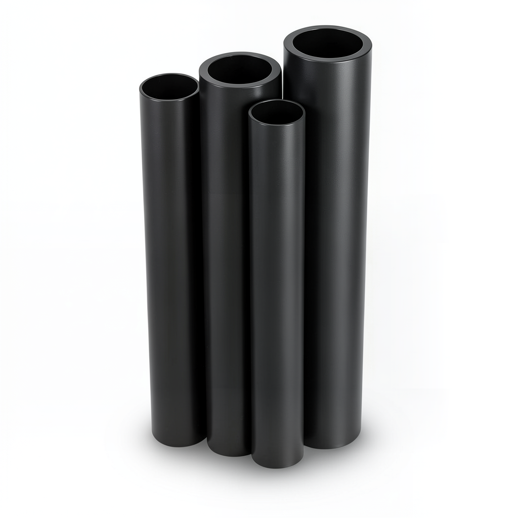 HDPE Pipes PE 100 Pressure 12.5 Bar Outer Diameter 450 mm Thickness 33.1 mm Black