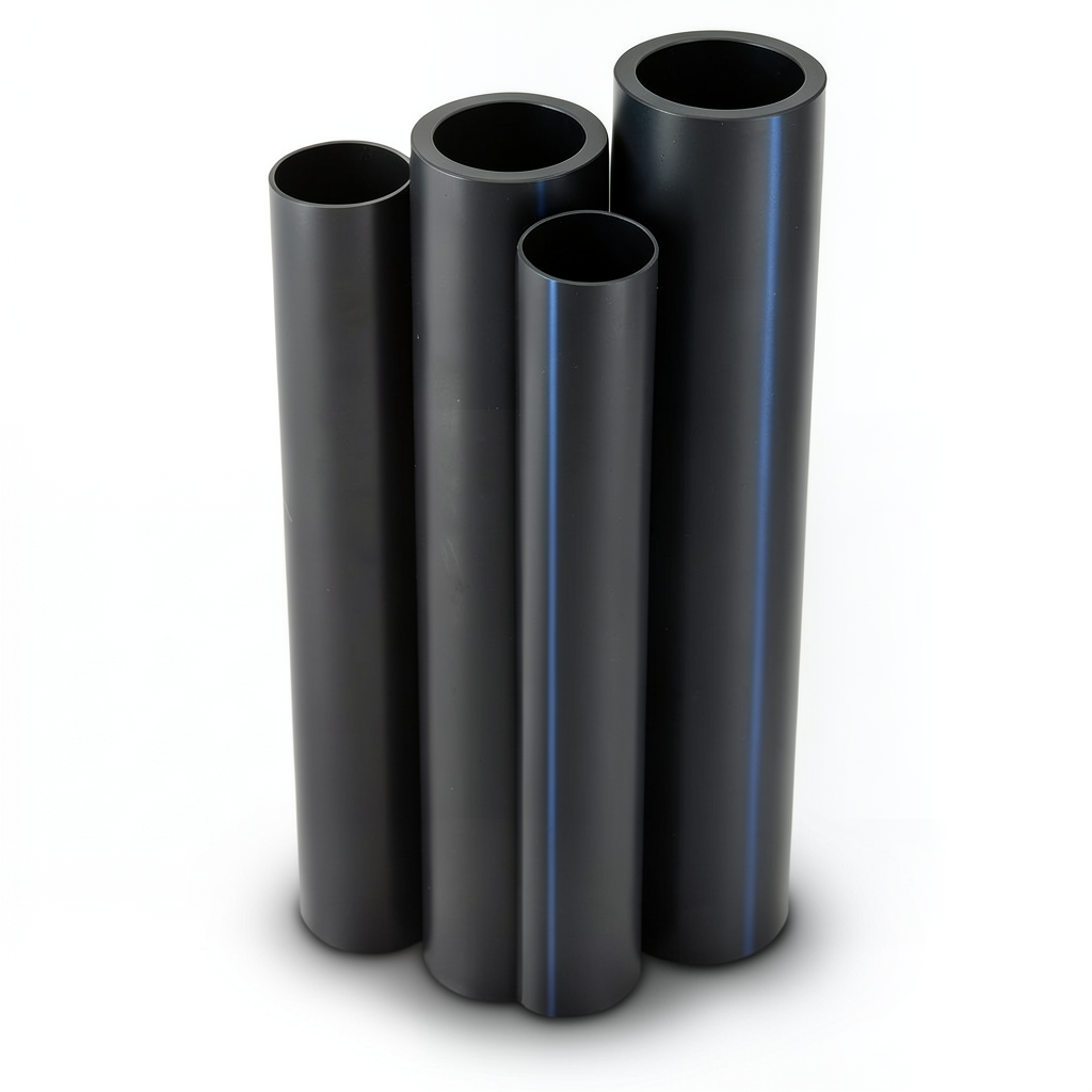مواسير HDPE PE 100 ضغط 12.5 بار قطر خارجي 500 مم سمك 36.8 مم لون أسود