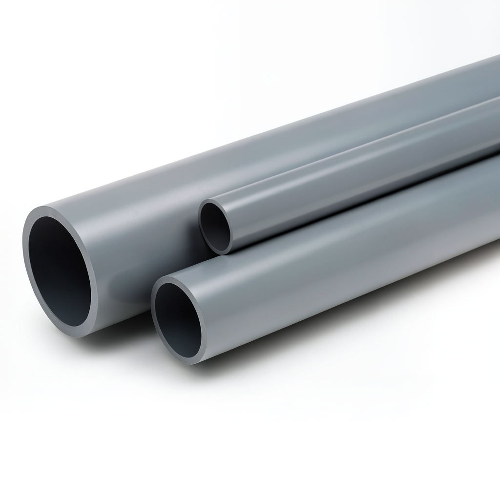 UPVC Pipes Pressure 10 Bar Outside Diameter 63 mm Thickness 3 mm Gray