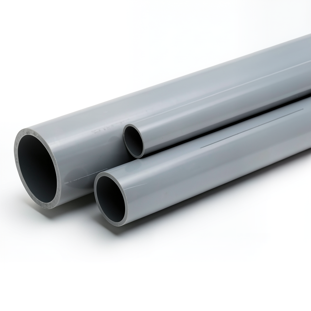 UPVC Pipes Pressure 10 Bar Outside Diameter 75 mm Thickness 3.6 mm Gray