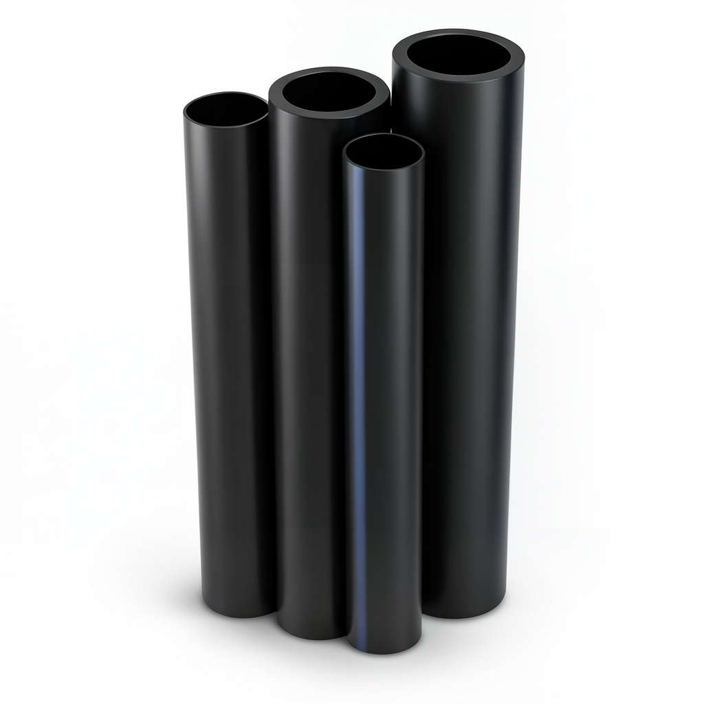 مواسير HDPE PE 100 ضغط 12.5 بار قطر خارجي 1000 مم سمك 72.5 مم لون أسود