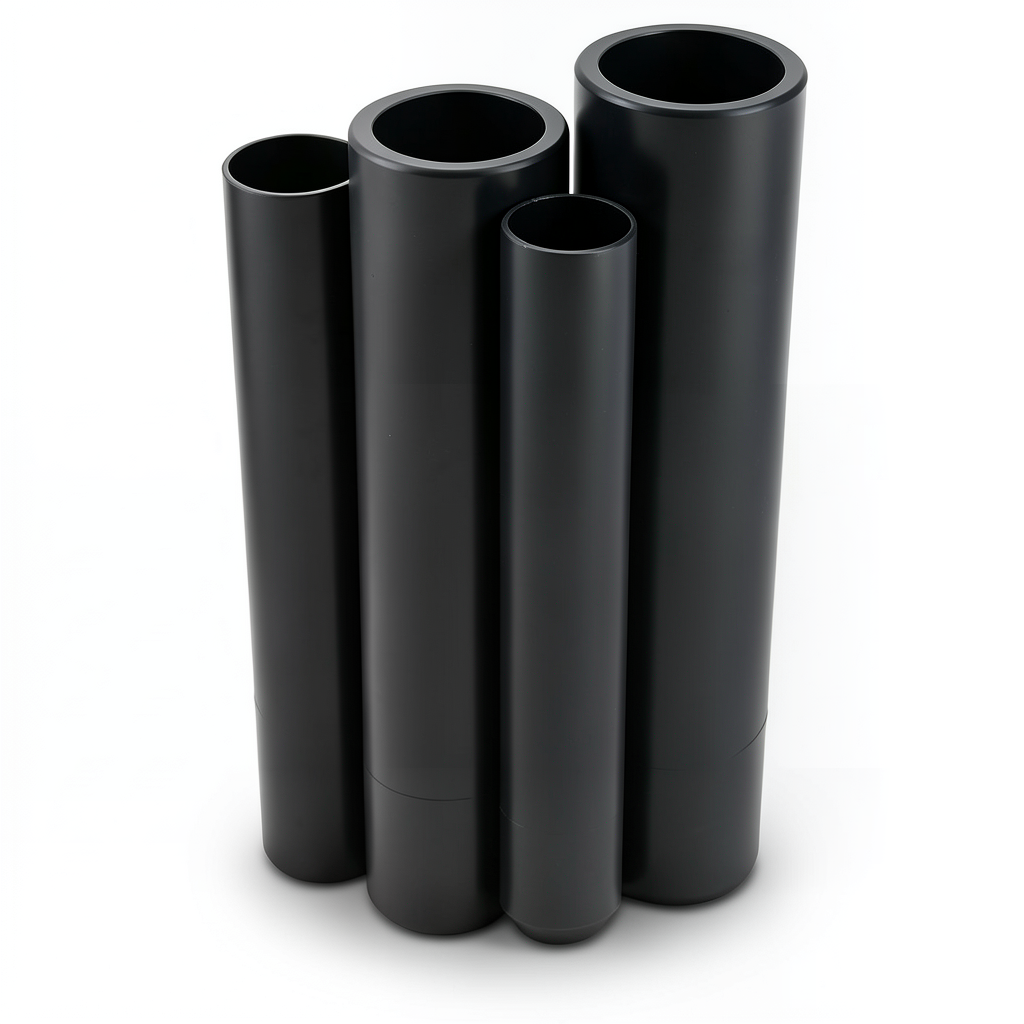 مواسير HDPE PE 100 ضغط 12.5 بار قطر خارجي 500 مم سمك 36.8 مم لون أسود