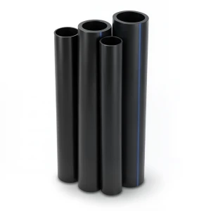 مواسير HDPE بولي ايثيلين عالي الكثافة PE 100 ضغط 12.5 بار قطر 560 مم سمك 41.2 مم لون أسود