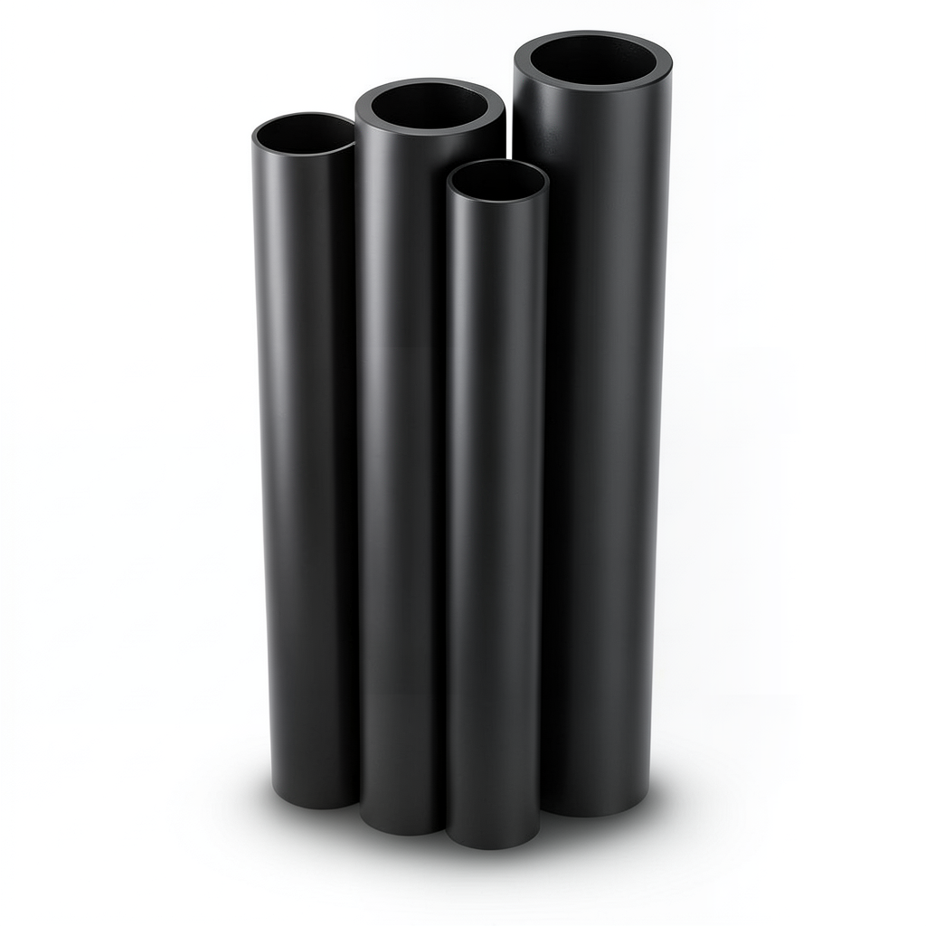 Al-Rajhi HDPE Pipes PE 100 Pressure 12.5 Bar Outer Diameter 630 mm Thickness 46.3 mm Black