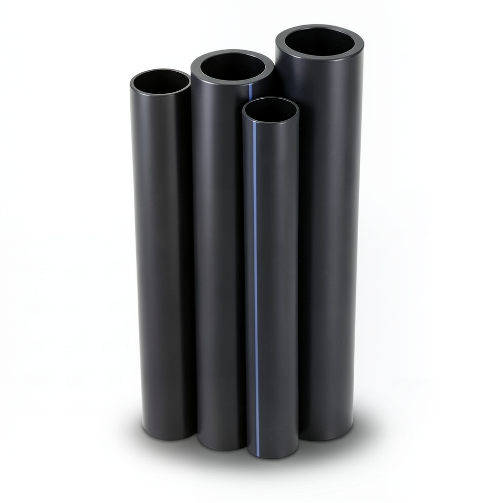 مواسير HDPE البولي ايثيلين الراجحي PE 80 ضغط 10 بار قطر خارجي 315 مم سمك 23.2 مم لون اسود