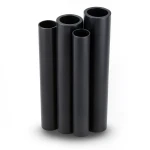 HDPE Pipes PE 80 Pressure 10 Bar Outer Diameter 400 mm Thickness 29.4 mm Black