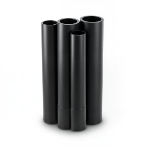 مواسير HDPE PE 100 ضغط 12.5 بار قطر خارجي 1200 مم سمك 88.2 مم لون أسود