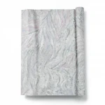 Italian Wallpaper, Gray with Pink Color, Length 10 m, Width 1.06 m, Model BM29017