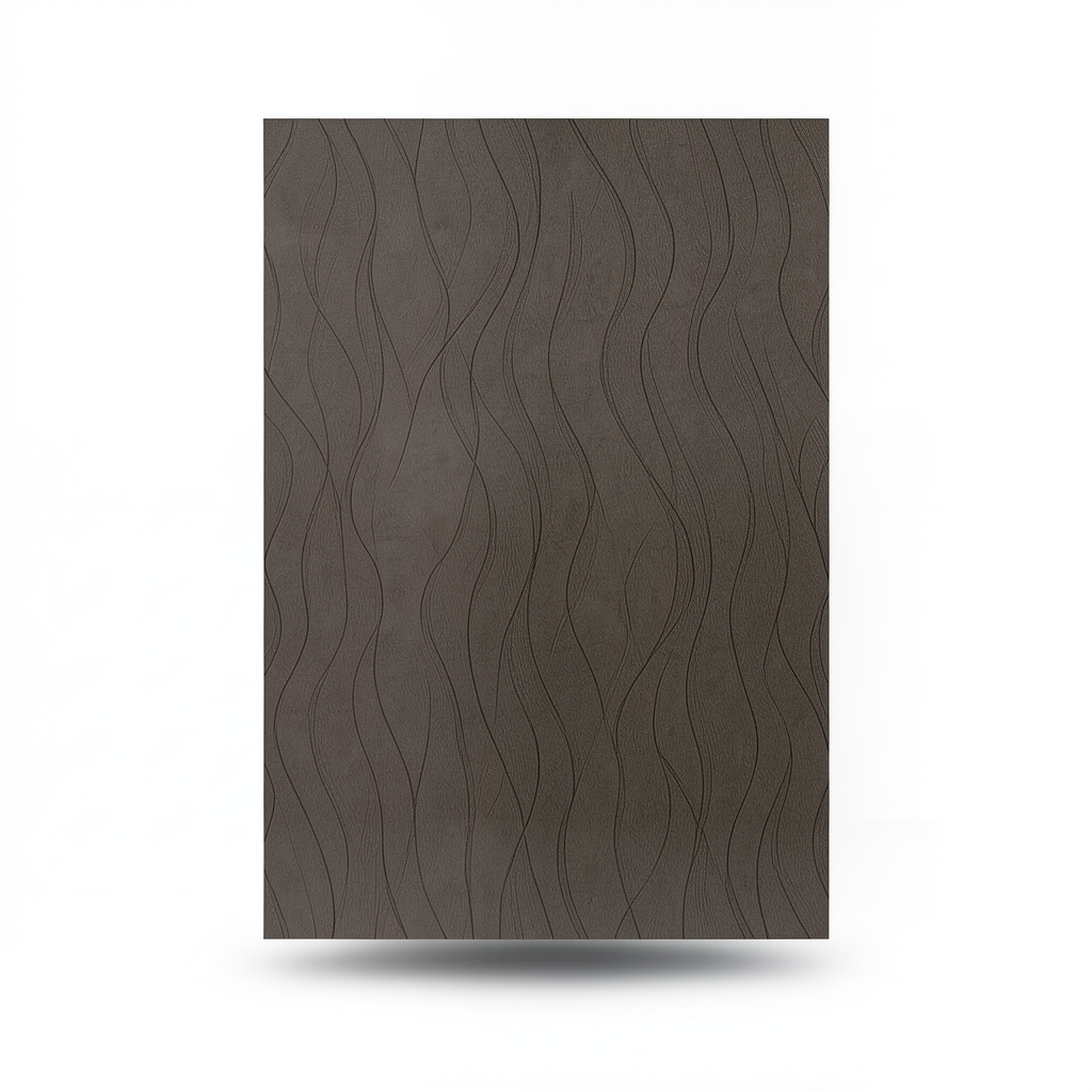 Wavy Wallpaper 15.6m x 106cm Dark Beige