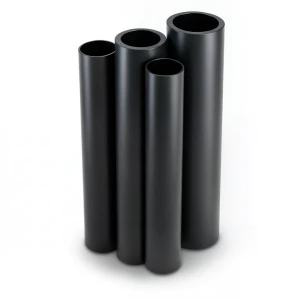 HDPE Pipes PE 80 Pressure 10 Bar Outer Diameter 500 mm Thickness 36.8 mm Black