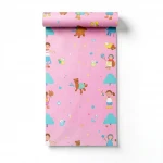 Youth and children wall decoration, pink color, length 10 m, width 0.53 m, model 247527 