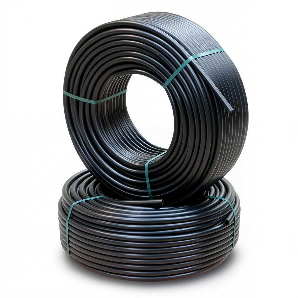أنابيب HDPE الراجحي PE 63 ضغط 4 بار قطر خارجي 40 مم سمك 1.8 مم لون أسود