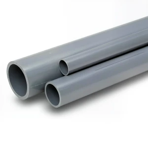 UPVC Pipes Pressure 10 Bar Outside Diameter 160 mm Thickness 7.7 mm Gray
