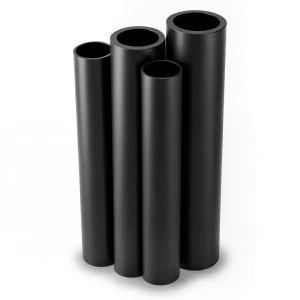 HDPE Pipes PE 80 Pressure 10 Bar Outer Diameter 400 mm Thickness 29.4 mm Black
