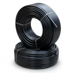 أنابيب HDPE PE 63 ضغط 4 بار قطر خارجي 75 مم سمك 2.9 مم لون أسود