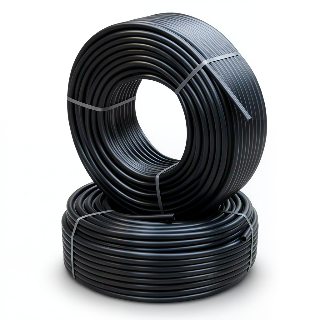 أنابيب HDPE PE 63 ضغط 4 بار قطر خارجي 75 مم سمك 2.9 مم لون أسود
