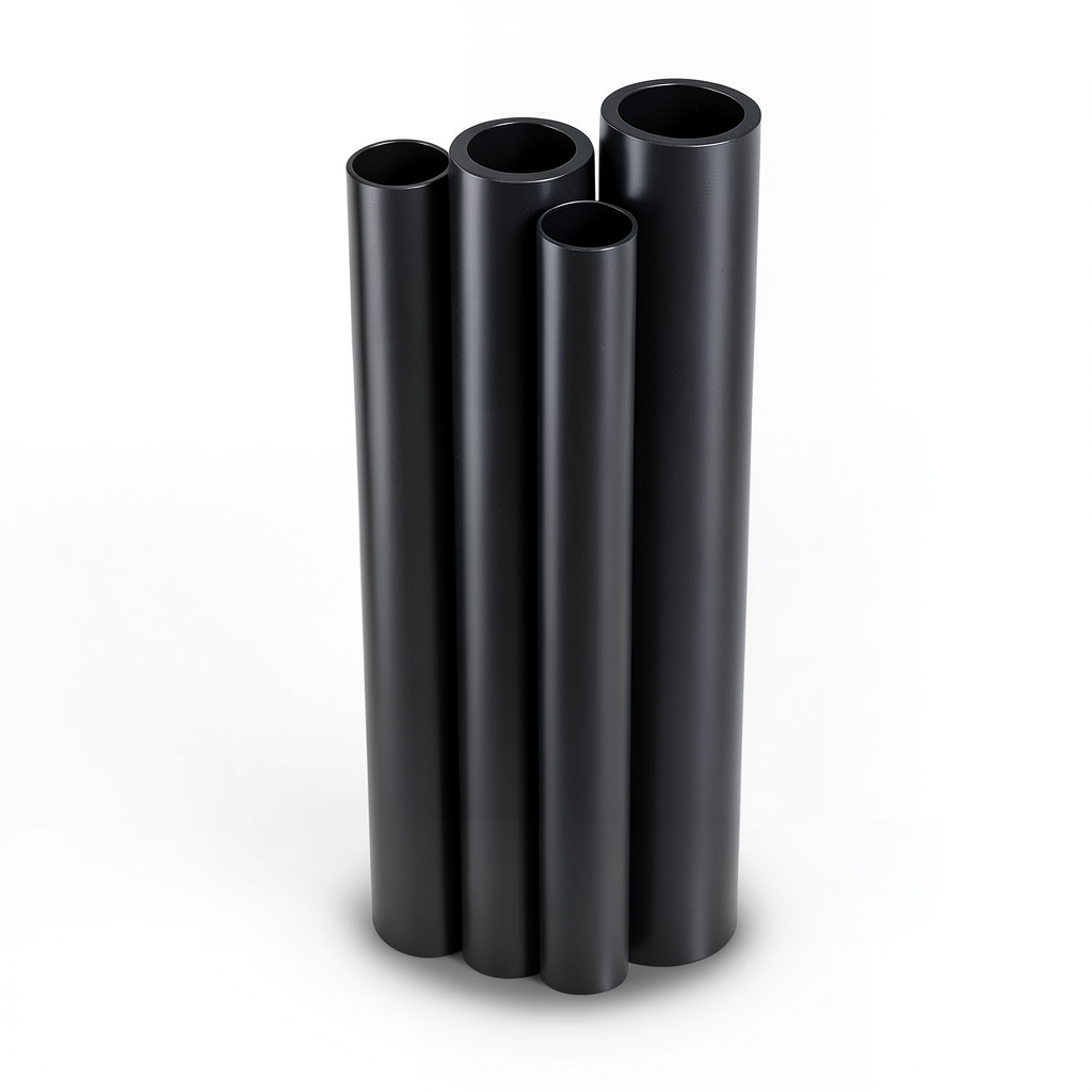 أنابيب HDPE الراجحي PE 80 ضغط 10 بار قطر خارجي 450 مم سمك 33.1 مم أسود