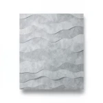 Wavy Wall Covering 15.6m x 106cm Gray Color
