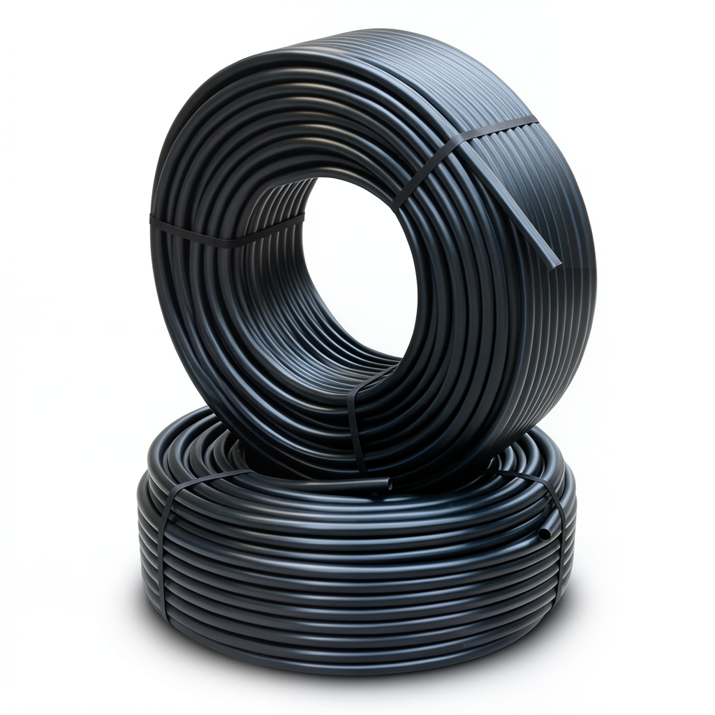 HDPE Pipes PE 63 Pressure 4 Bar Outside Diameter 75 mm Thickness 2.9 mm Black
