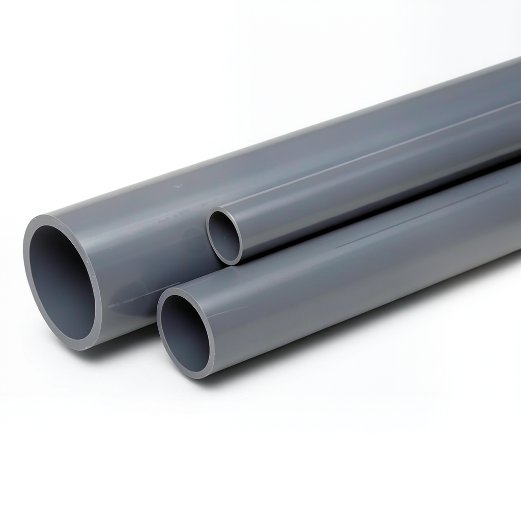 UPVC Pipes Nominal Pressure 16 Bar Outside Diameter 225 mm Thickness 16.7 mm Gray