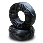 أنابيب HDPE الراجحي PE 63 ضغط 4 بار قطر 110 مم سمك 4.2 مم لون أسود
