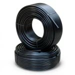 أنابيب HDPE الراجحي PE 63 ضغط 4 بار قطر خارجي 125 مم سمك 4.8 مم لون أسود