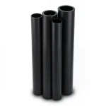 مواسير HDPE PE 63 ضغط 4 بار قطر خارجي 160 مم سمك 6.2 مم لون أسود
