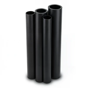 مواسير HDPE PE 63 ضغط 4 بار قطر خارجي 160 مم سمك 6.2 مم لون أسود
