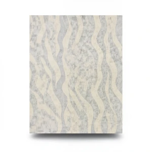 Wavy Wallpaper 15.6m x 106cm Beige with Gray