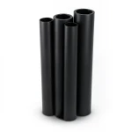 مواسير HDPE PE 63 ضغط 4 بار قطر خارجي 180 مم سمك 6.9 مم لون أسود