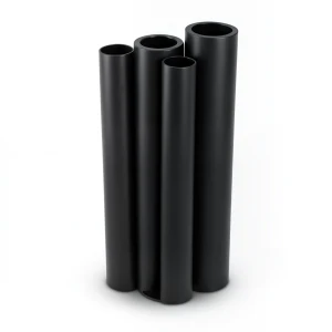 مواسير HDPE PE 63 ضغط 4 بار قطر خارجي 180 مم سمك 6.9 مم لون أسود