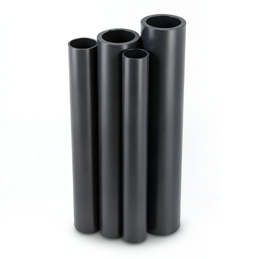 مواسير HDPE الراجحي PE 63 ضغط 4 بار قطر خارجي 200 مم سمك 7.7 مم لون أسود