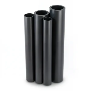 مواسير HDPE الراجحي PE 63 ضغط 4 بار قطر خارجي 200 مم سمك 7.7 مم لون أسود